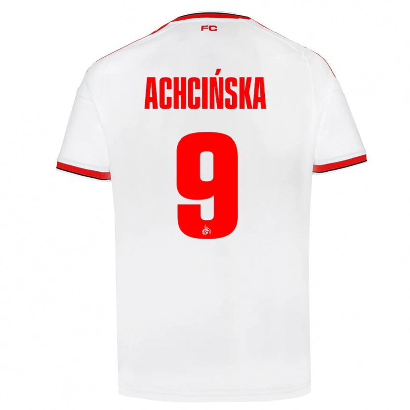 Danxen Heren Adriana Achcińska #9 Wit Rood Zwart Thuisshirt Thuistenue 2026/27 T-Shirt