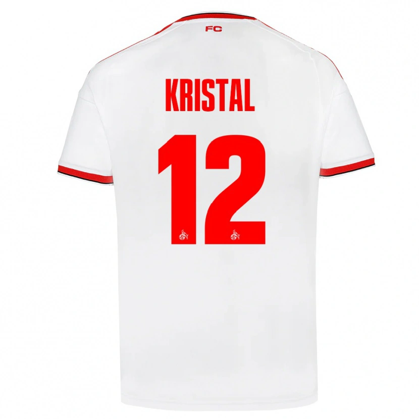 Danxen Heren Patrik Kristal #12 Wit Rood Zwart Thuisshirt Thuistenue 2026/27 T-Shirt