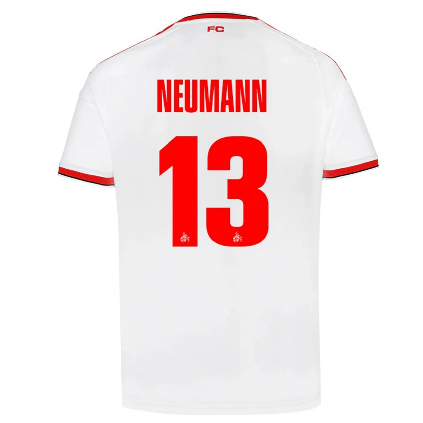 Danxen Heren Cenny Neumann #13 Wit Rood Zwart Thuisshirt Thuistenue 2026/27 T-Shirt