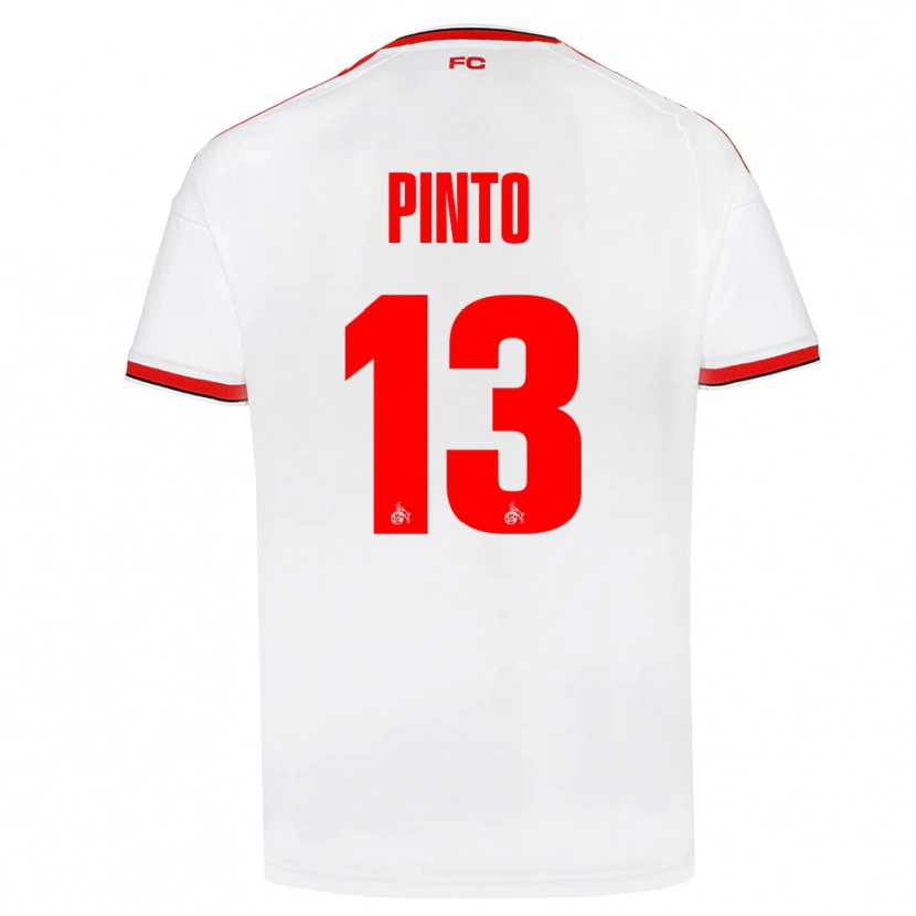 Danxen Heren João Pinto #13 Wit Rood Zwart Thuisshirt Thuistenue 2026/27 T-Shirt