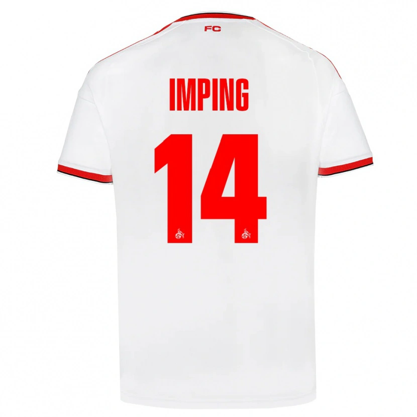 Danxen Heren Carlotta Imping #14 Wit Rood Zwart Thuisshirt Thuistenue 2026/27 T-Shirt