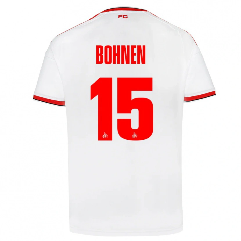 Danxen Heren Bohnen #15 Wit Rood Zwart Thuisshirt Thuistenue 2026/27 T-Shirt
