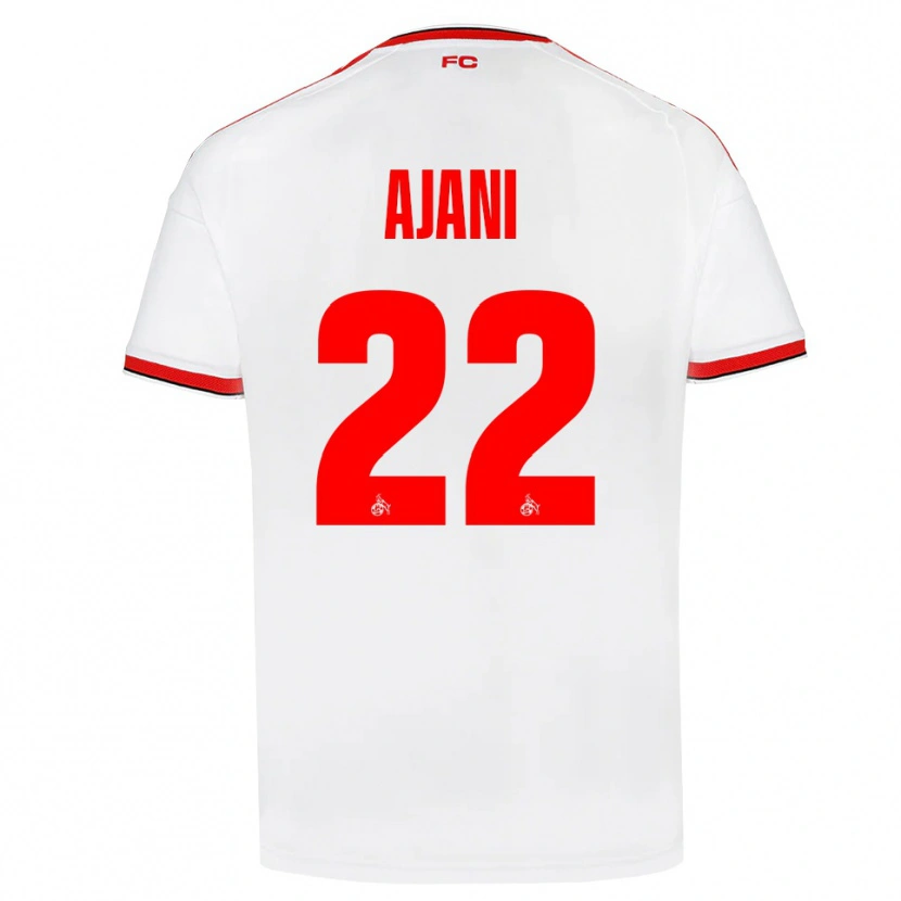 Danxen Heren Marvin Ajani #22 Wit Rood Zwart Thuisshirt Thuistenue 2026/27 T-Shirt