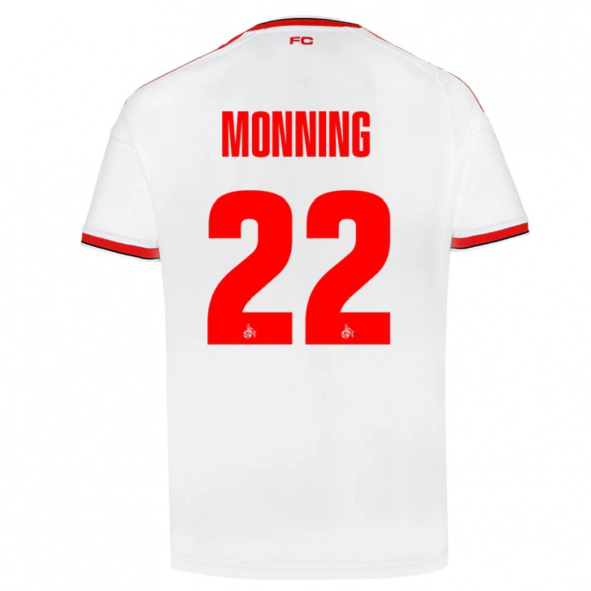 Danxen Heren Marlon Monning #22 Wit Rood Zwart Thuisshirt Thuistenue 2026/27 T-Shirt