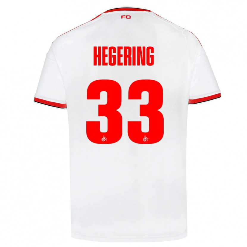 Danxen Heren Marina Hegering #33 Wit Rood Zwart Thuisshirt Thuistenue 2026/27 T-Shirt