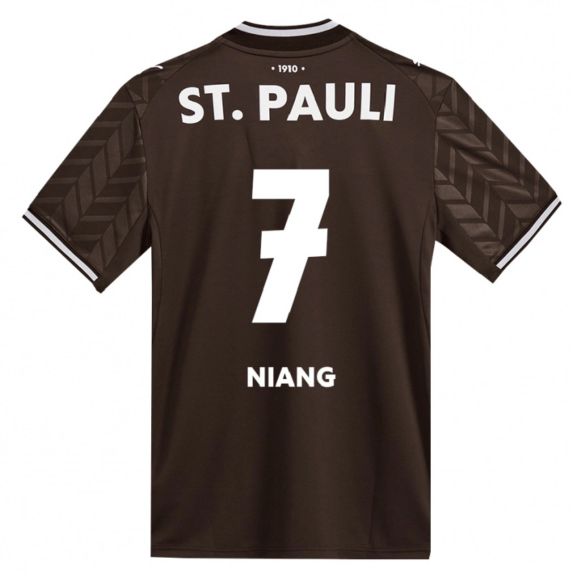 Danxen Heren Youssoupha Niang #7 Cafe Wit Thuisshirt Thuistenue 2026/27 T-Shirt