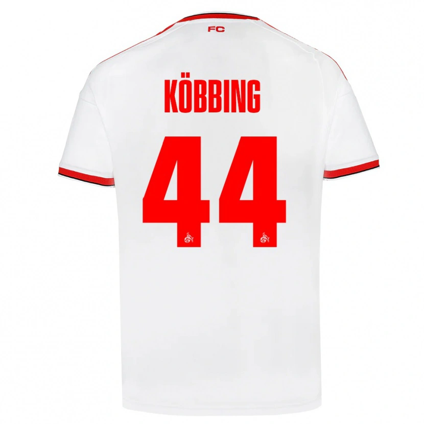 Danxen Heren Matthias Köbbing #44 Wit Rood Zwart Thuisshirt Thuistenue 2026/27 T-Shirt