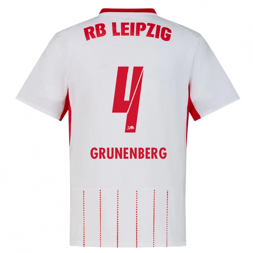 Danxen Heren Rucy Grunenberg #4 Rood Wit Geel Thuisshirt Thuistenue 2026/27 T-Shirt
