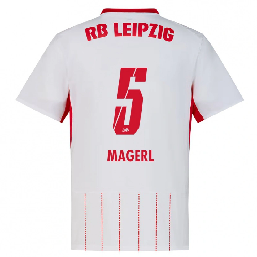 Danxen Heren Julia Magerl #5 Rood Wit Geel Thuisshirt Thuistenue 2026/27 T-Shirt