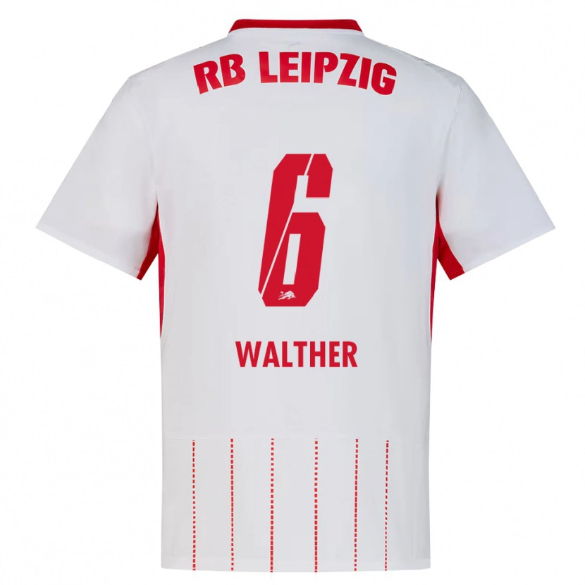 Danxen Heren Mika Walther #6 Rood Wit Geel Thuisshirt Thuistenue 2026/27 T-Shirt