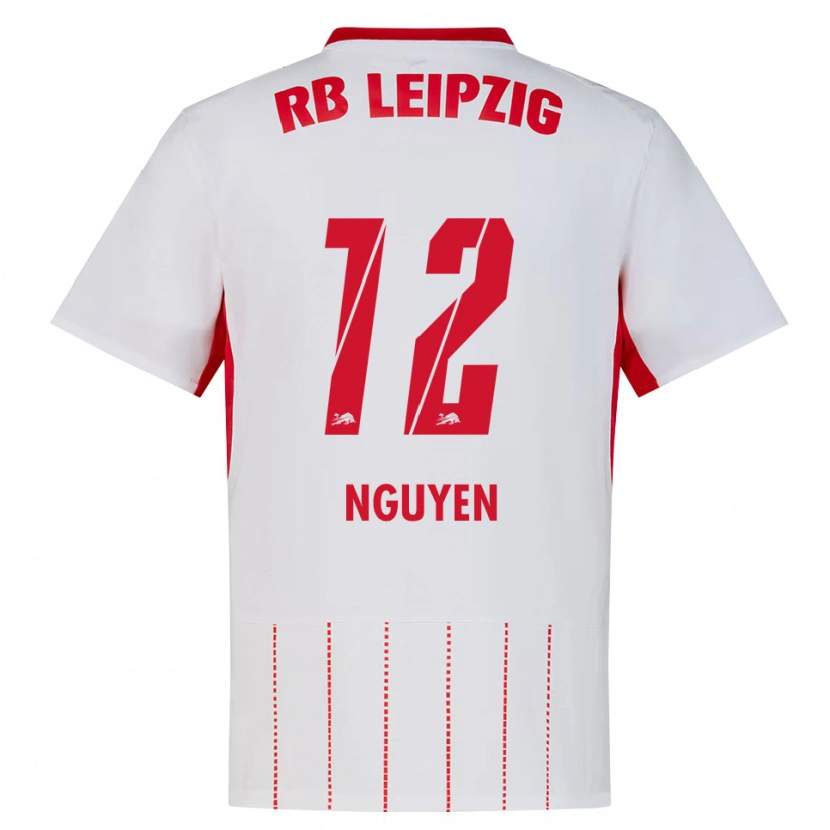 Danxen Heren Vu Nguyen #12 Rood Wit Geel Thuisshirt Thuistenue 2026/27 T-Shirt