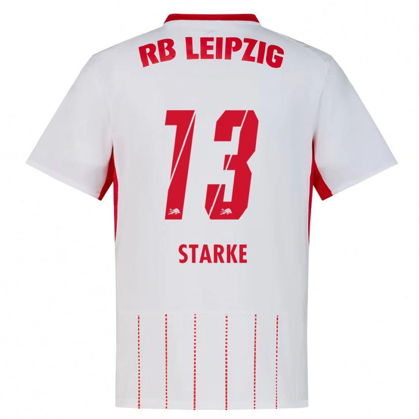 Danxen Heren Sandra Starke #13 Rood Wit Geel Thuisshirt Thuistenue 2026/27 T-Shirt