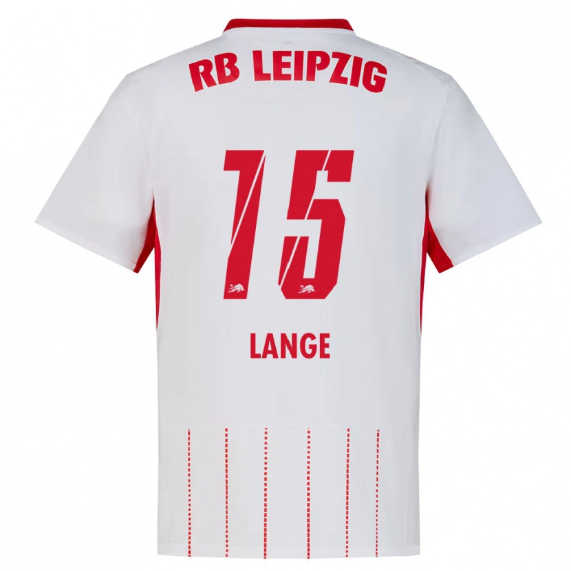 Danxen Heren Oskar Lange #15 Rood Wit Geel Thuisshirt Thuistenue 2026/27 T-Shirt