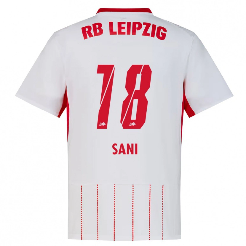 Danxen Heren Suleman Sani #18 Rood Wit Geel Thuisshirt Thuistenue 2026/27 T-Shirt