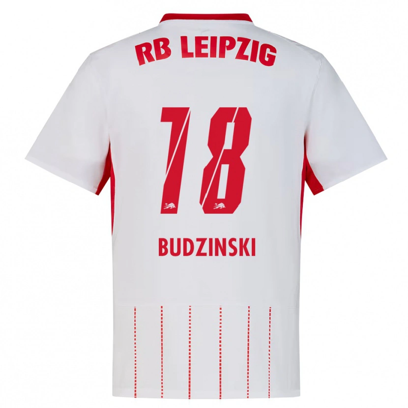 Danxen Heren Kurt Budzinski #18 Rood Wit Geel Thuisshirt Thuistenue 2026/27 T-Shirt