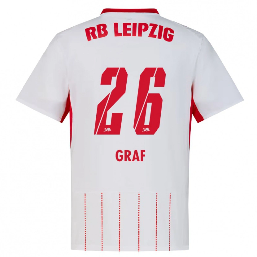 Danxen Heren Luca Maria Graf #26 Rood Wit Geel Thuisshirt Thuistenue 2026/27 T-Shirt