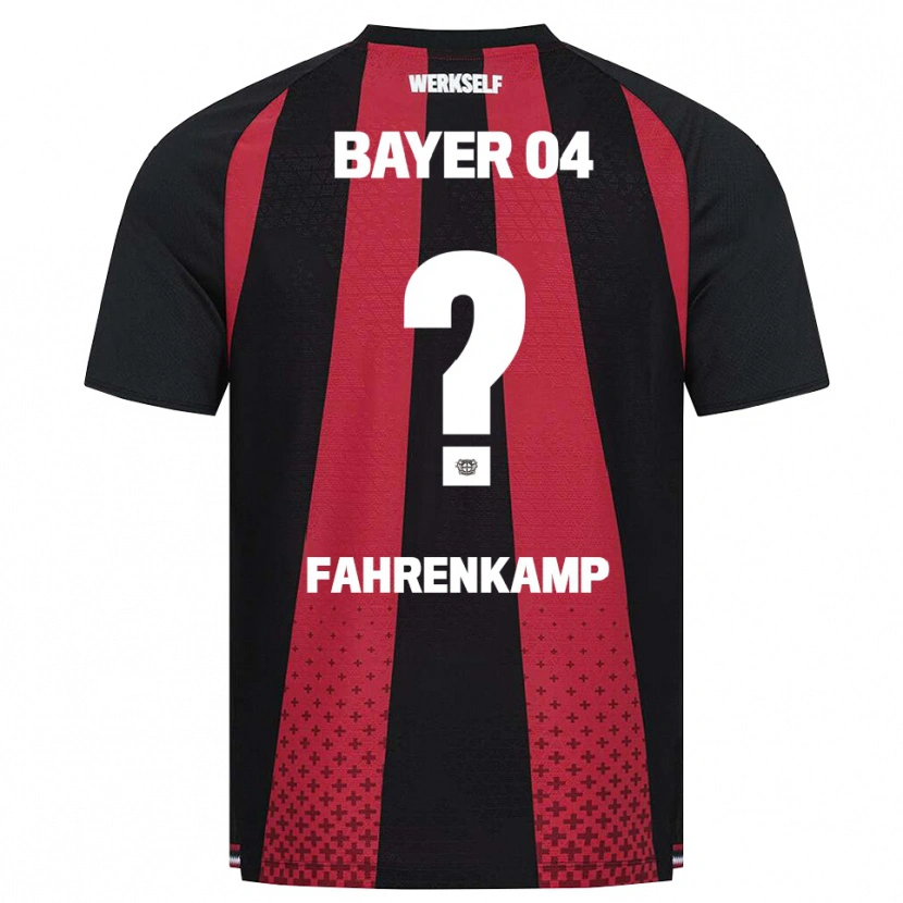 Danxen Heren Mike Fahrenkamp #0 Zwart Wit Rood Thuisshirt Thuistenue 2026/27 T-Shirt