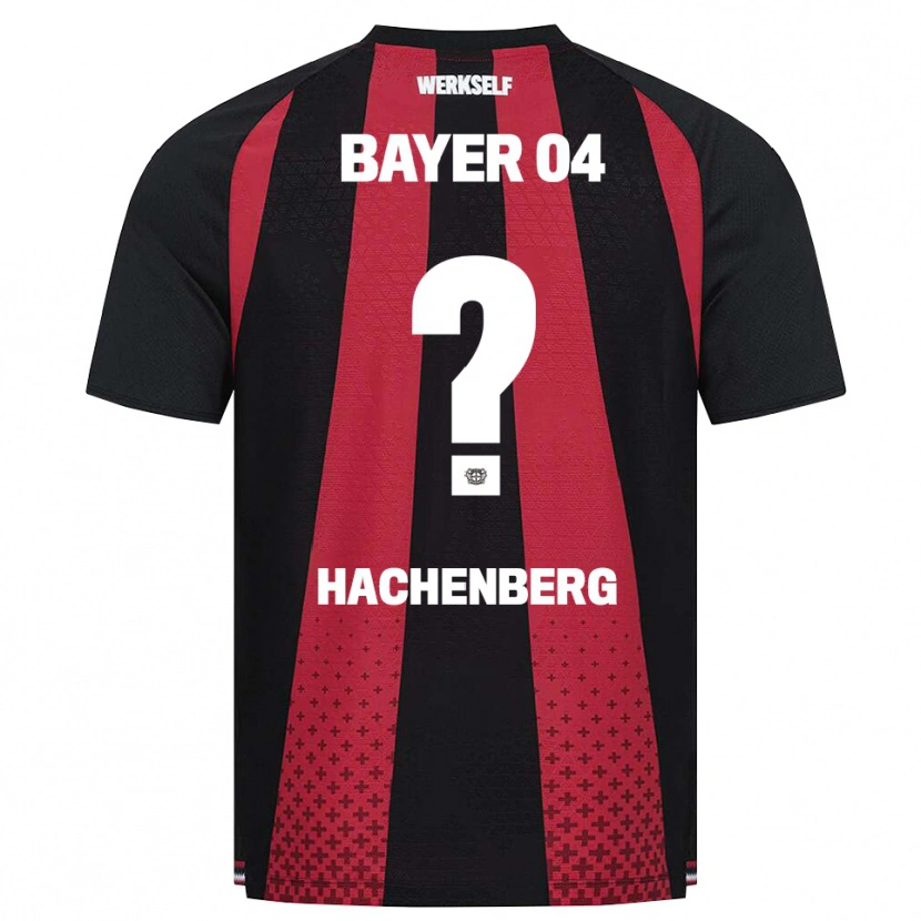 Danxen Heren Merlin Hachenberg #0 Zwart Wit Rood Thuisshirt Thuistenue 2026/27 T-Shirt