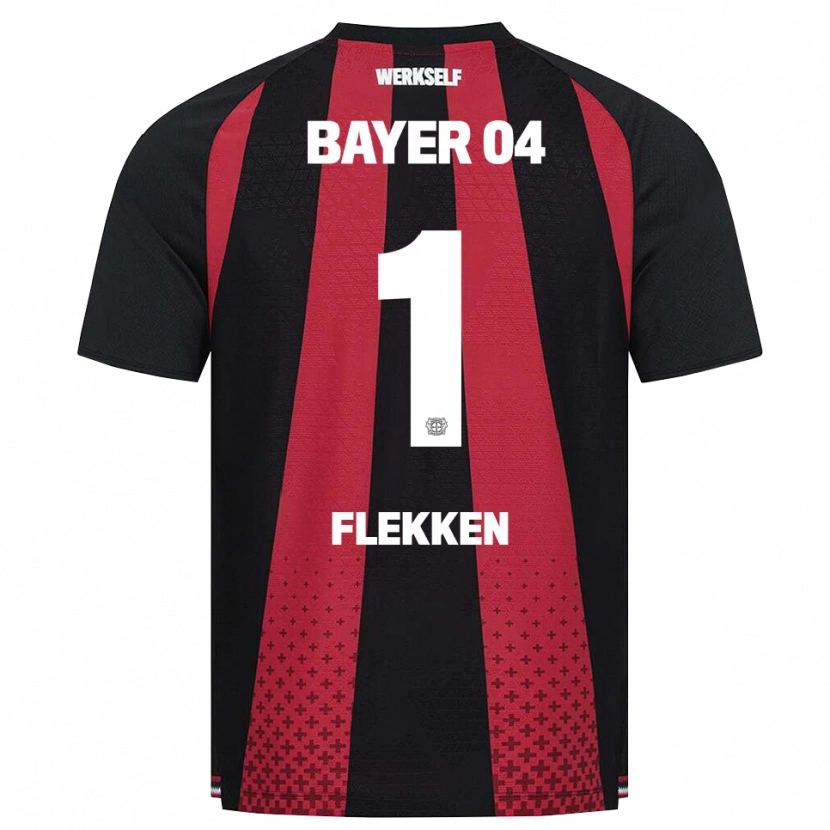 Danxen Heren Mark Flekken #1 Zwart Wit Rood Thuisshirt Thuistenue 2026/27 T-Shirt