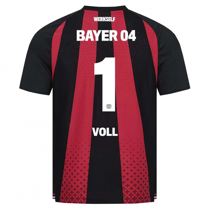 Danxen Heren Charlotte Voll #1 Zwart Wit Rood Thuisshirt Thuistenue 2026/27 T-Shirt