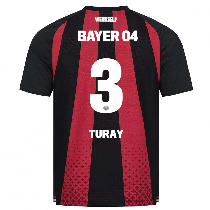 Danxen Heren Osman Turay #3 Zwart Wit Rood Thuisshirt Thuistenue 2026/27 T-Shirt