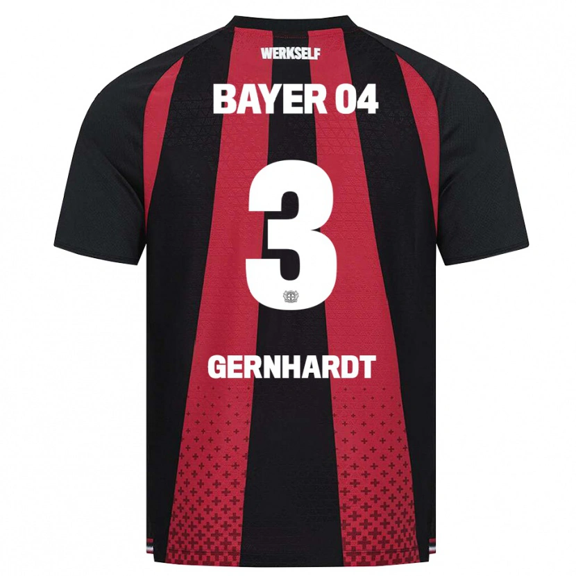 Danxen Heren Nils Gernhardt #3 Zwart Wit Rood Thuisshirt Thuistenue 2026/27 T-Shirt