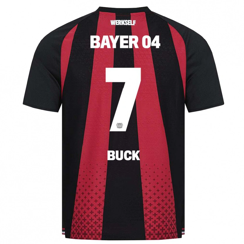 Danxen Heren Dustin Buck #7 Zwart Wit Rood Thuisshirt Thuistenue 2026/27 T-Shirt