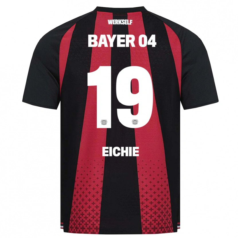 Danxen Heren Isaiah Eichie #19 Zwart Wit Rood Thuisshirt Thuistenue 2026/27 T-Shirt