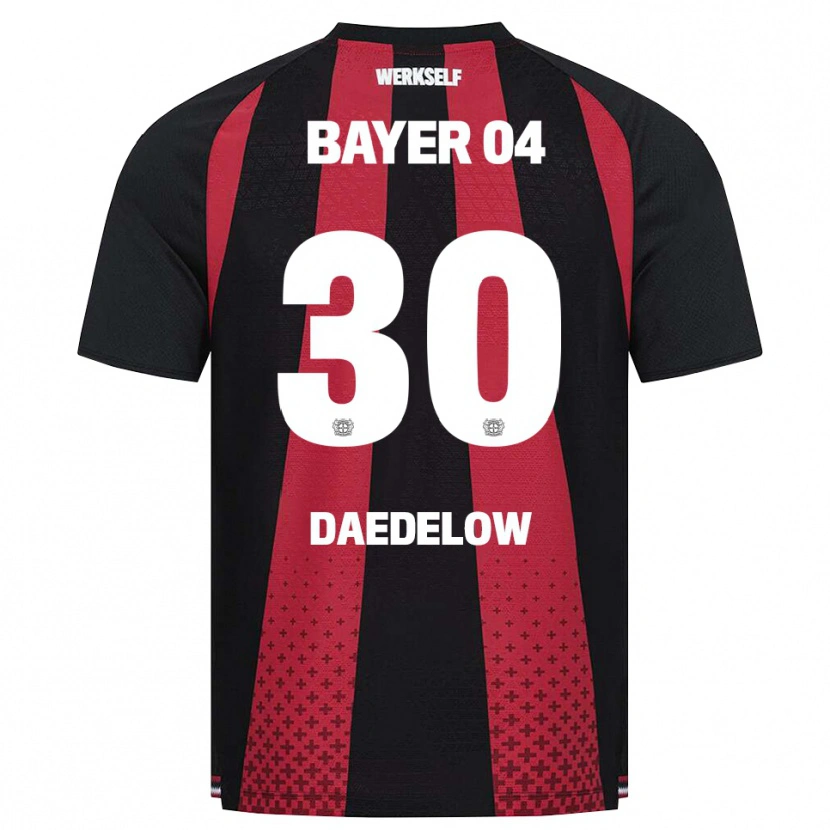 Danxen Heren Ida Daedelow #30 Zwart Wit Rood Thuisshirt Thuistenue 2026/27 T-Shirt