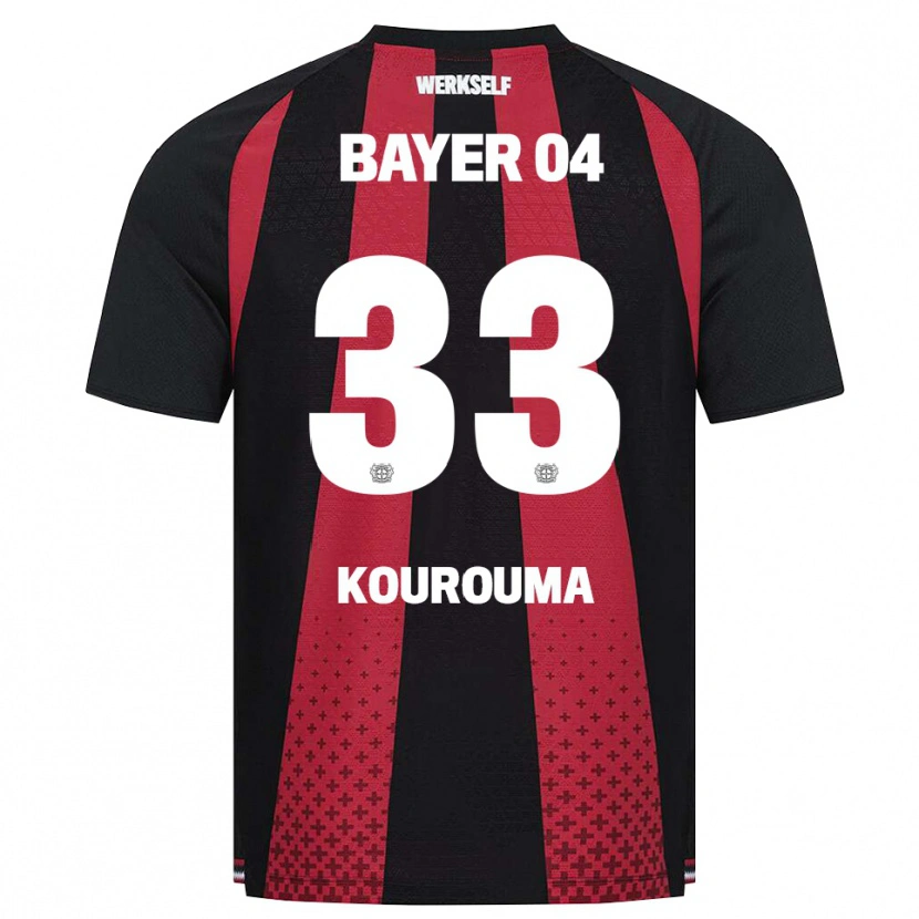 Danxen Heren Fakouman Kourouma #33 Zwart Wit Rood Thuisshirt Thuistenue 2026/27 T-Shirt