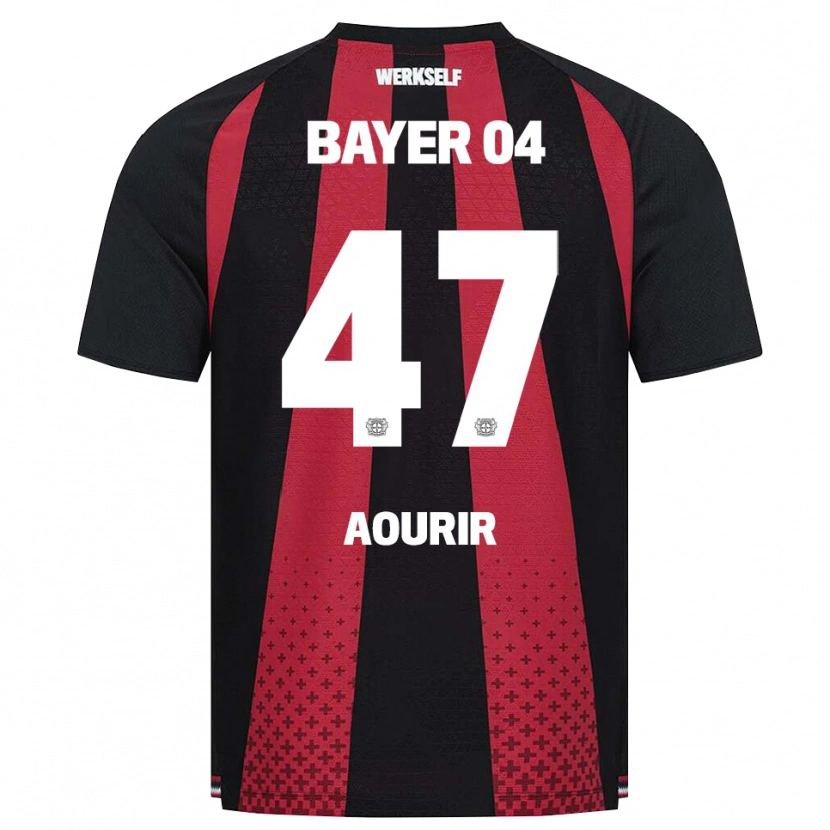 Danxen Heren Ayman Aourir #47 Zwart Wit Rood Thuisshirt Thuistenue 2026/27 T-Shirt