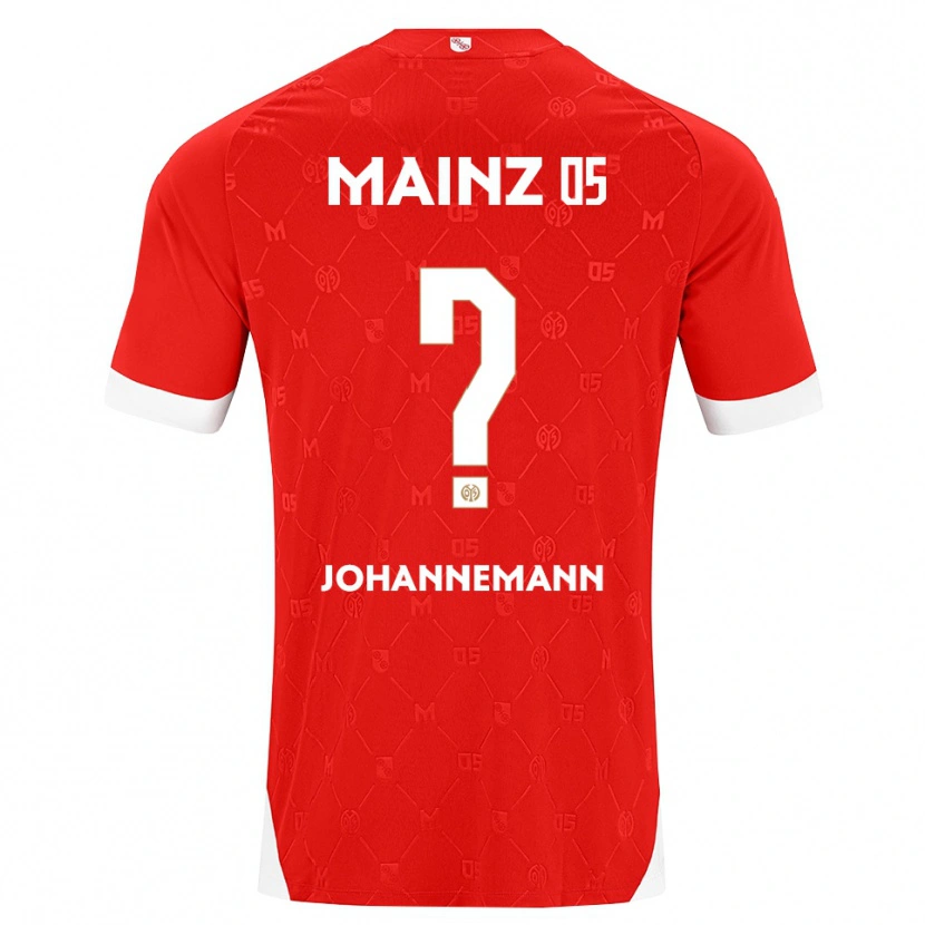 Danxen Heren Simon Johannemann #0 Rood Wit Thuisshirt Thuistenue 2026/27 T-Shirt