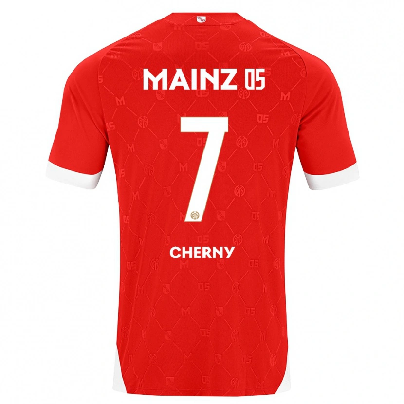 Danxen Heren Nick Cherny #7 Rood Wit Thuisshirt Thuistenue 2026/27 T-Shirt