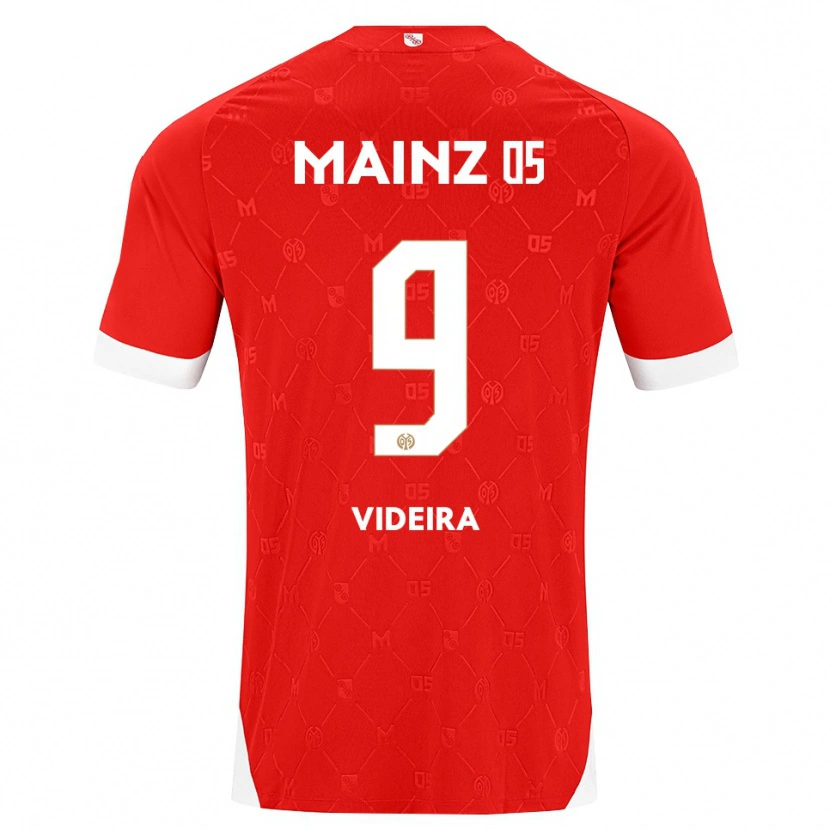 Danxen Heren Jayson Videira #9 Rood Wit Thuisshirt Thuistenue 2026/27 T-Shirt