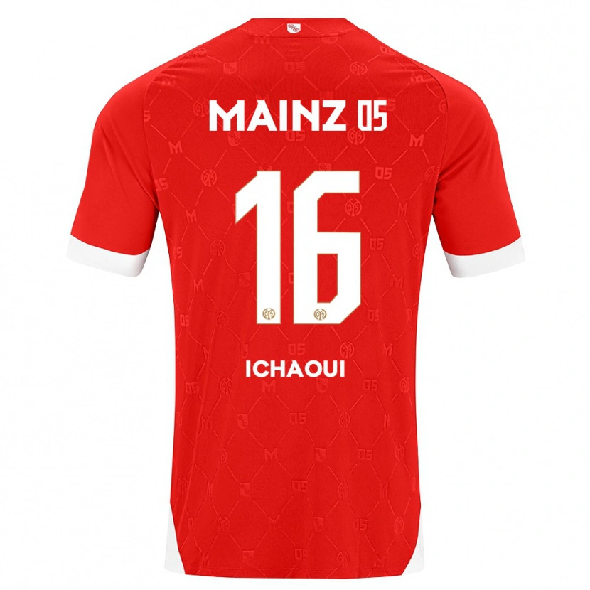 Danxen Heren Louay Ichaoui #16 Rood Wit Thuisshirt Thuistenue 2026/27 T-Shirt