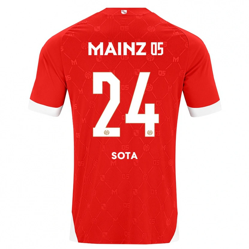 Danxen Heren Sota Kawasaki #24 Rood Wit Thuisshirt Thuistenue 2026/27 T-Shirt