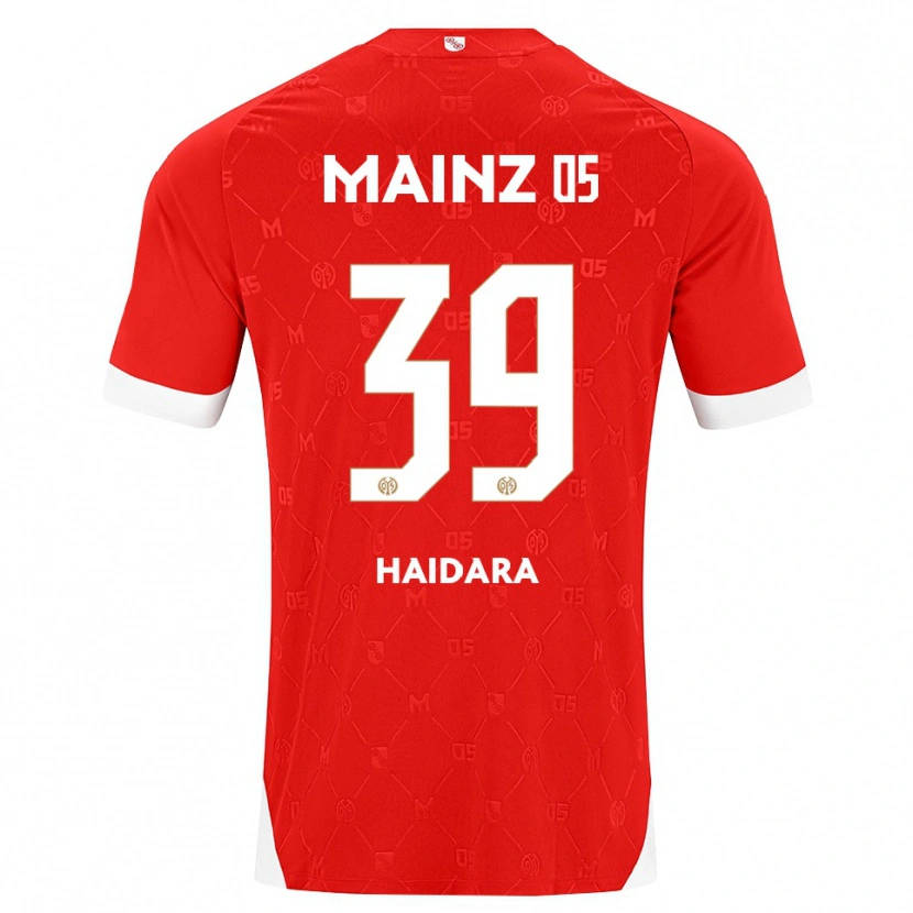 Danxen Heren Alynho Haidara #39 Rood Wit Thuisshirt Thuistenue 2026/27 T-Shirt