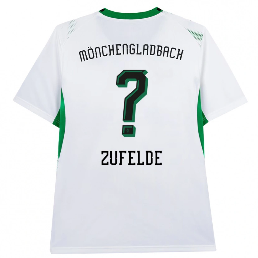 Danxen Heren Isaac Zufelde #0 Wit Zwart Groen Thuisshirt Thuistenue 2026/27 T-Shirt