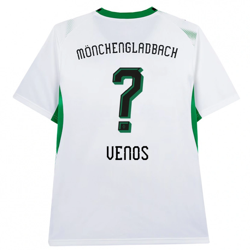 Danxen Heren Christos Venos #0 Wit Zwart Groen Thuisshirt Thuistenue 2026/27 T-Shirt