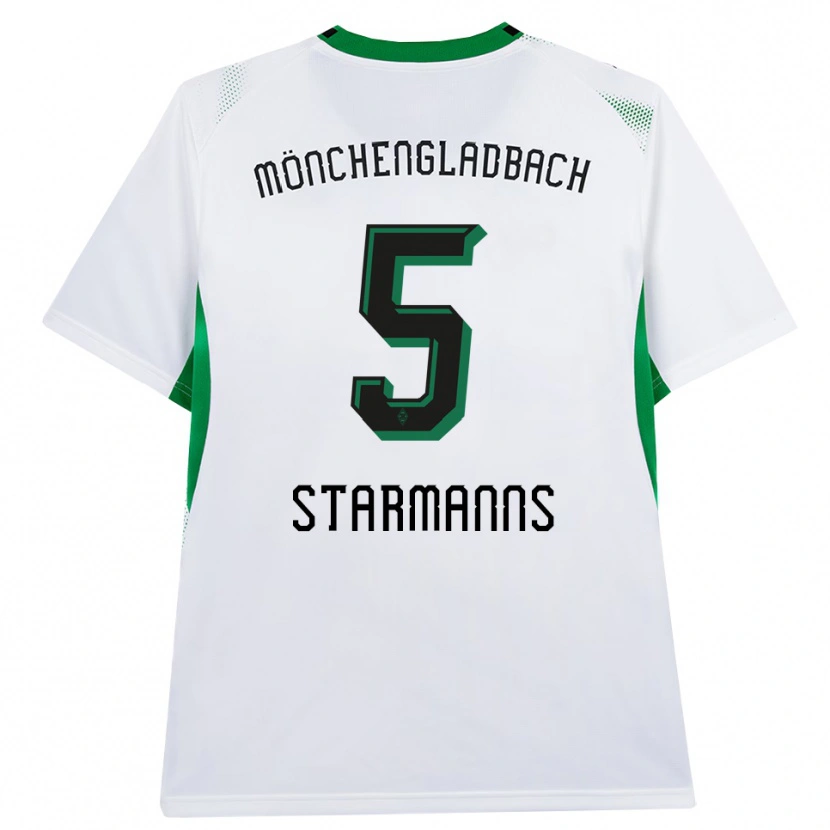 Danxen Heren Sandra Starmanns #5 Wit Zwart Groen Thuisshirt Thuistenue 2026/27 T-Shirt