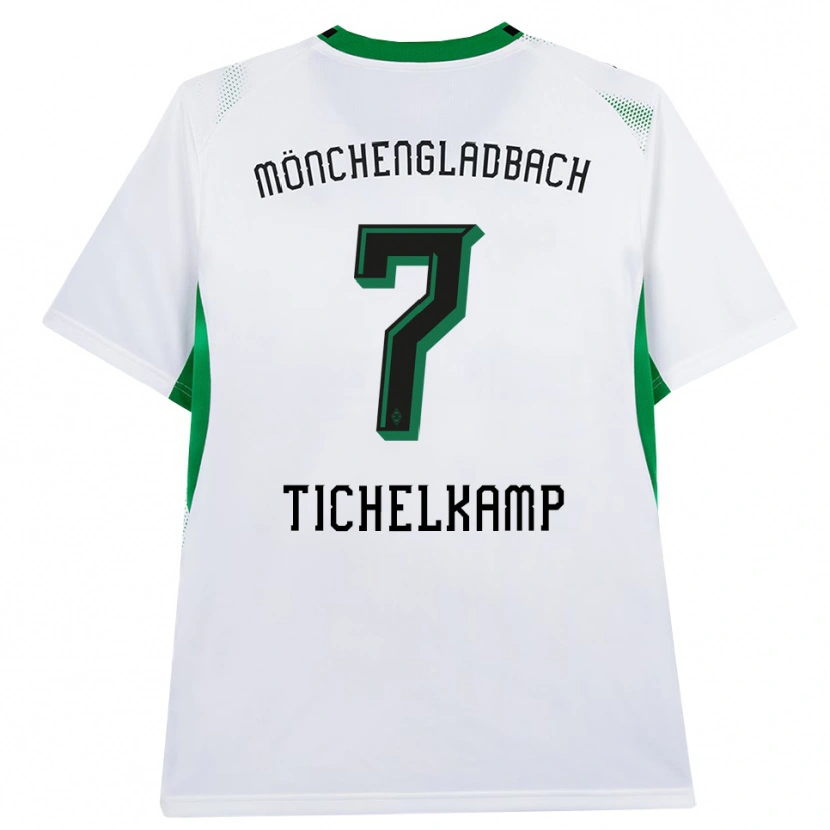 Danxen Heren Emily Tichelkamp #7 Wit Zwart Groen Thuisshirt Thuistenue 2026/27 T-Shirt