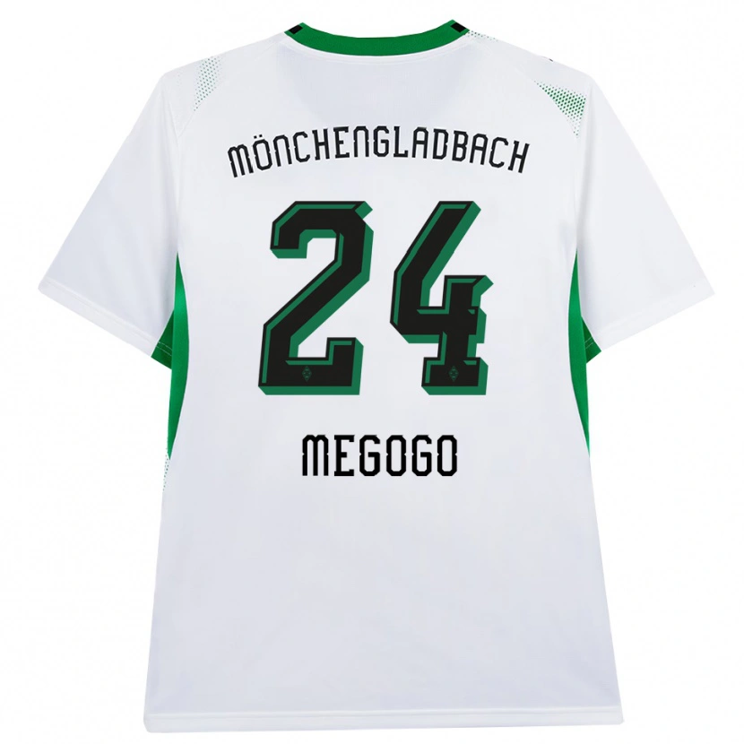 Danxen Heren Destini Megogo #24 Wit Zwart Groen Thuisshirt Thuistenue 2026/27 T-Shirt