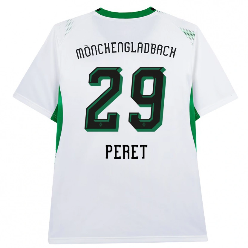Danxen Heren Jakub Peret #29 Wit Zwart Groen Thuisshirt Thuistenue 2026/27 T-Shirt