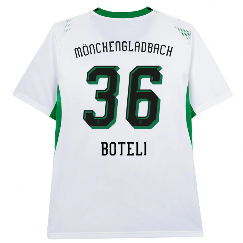 Danxen Heren Winsley Boteli #36 Wit Zwart Groen Thuisshirt Thuistenue 2026/27 T-Shirt