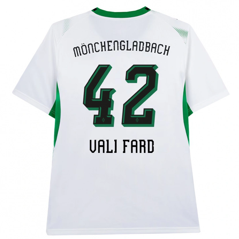 Danxen Heren Elias Vali Fard #42 Wit Zwart Groen Thuisshirt Thuistenue 2026/27 T-Shirt
