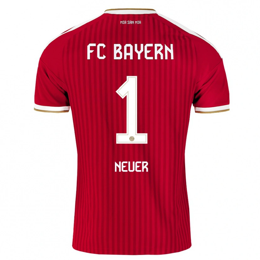 Danxen Heren Manuel Neuer #1 Rood Wit Blauw Thuisshirt Thuistenue 2026/27 T-Shirt