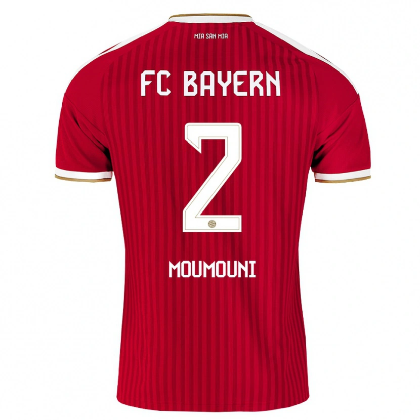Danxen Heren Rayan Moumouni #2 Rood Wit Blauw Thuisshirt Thuistenue 2026/27 T-Shirt