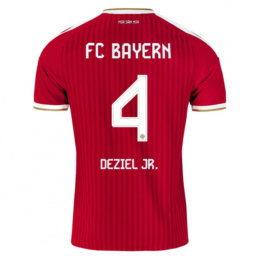 Danxen Heren Robert Deziel Jr. #4 Rood Wit Blauw Thuisshirt Thuistenue 2026/27 T-Shirt