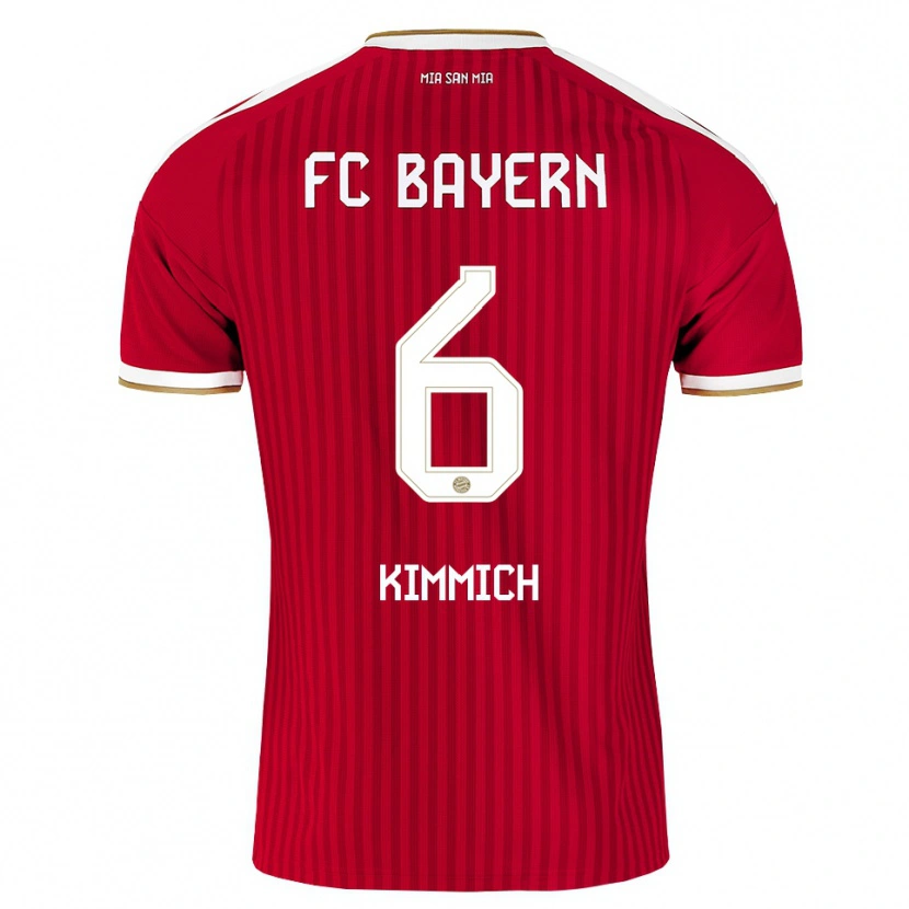 Danxen Heren Joshua Kimmich #6 Rood Wit Blauw Thuisshirt Thuistenue 2026/27 T-Shirt