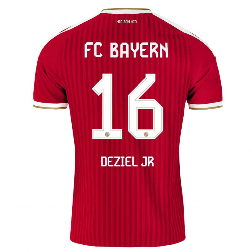 Danxen Heren Robert Deziel Jr #16 Rood Wit Blauw Thuisshirt Thuistenue 2026/27 T-Shirt